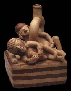 Statue rotique Mochica